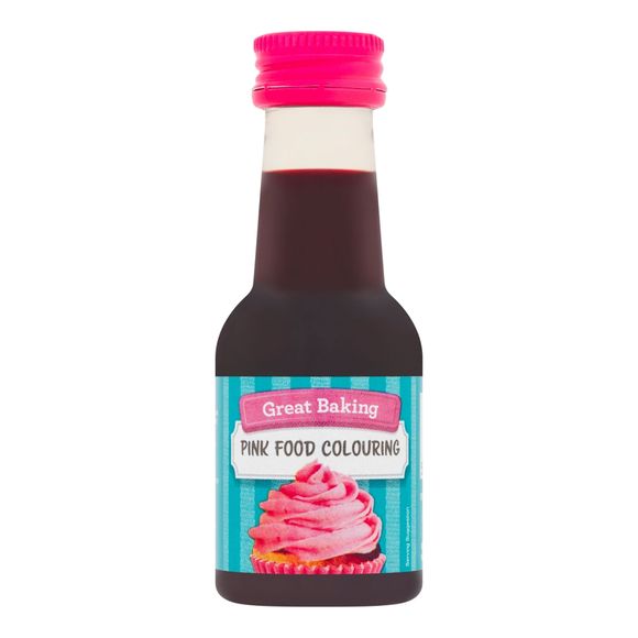 Pink Food Colouring 38ml Great Baking